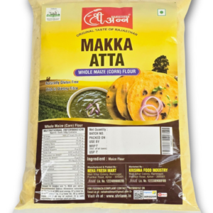 Makka (Whole Maize/Corn) Flour/Atta | Natural & Pure with Heatless Grinding